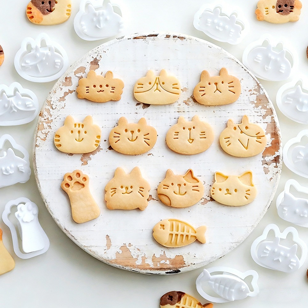 Kitchen Baking Storage - Формочки для печенья «Милые котята» DIY:
