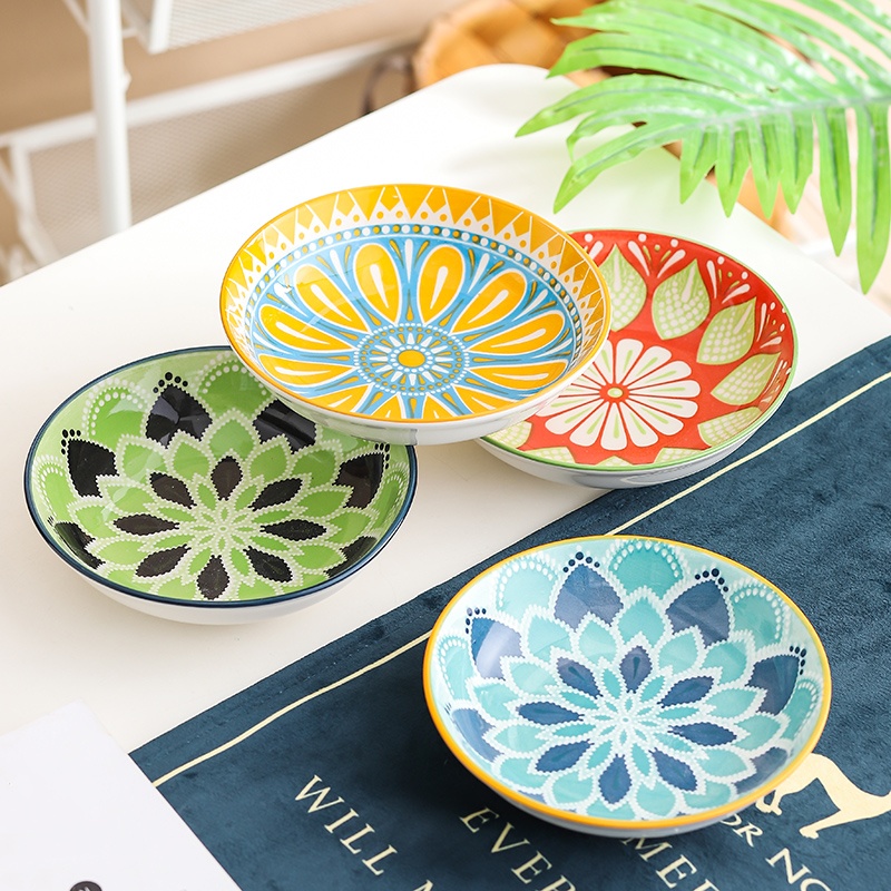 Kitchen Baking Dishes - Богемная керамическая тарелка из 4 предметов