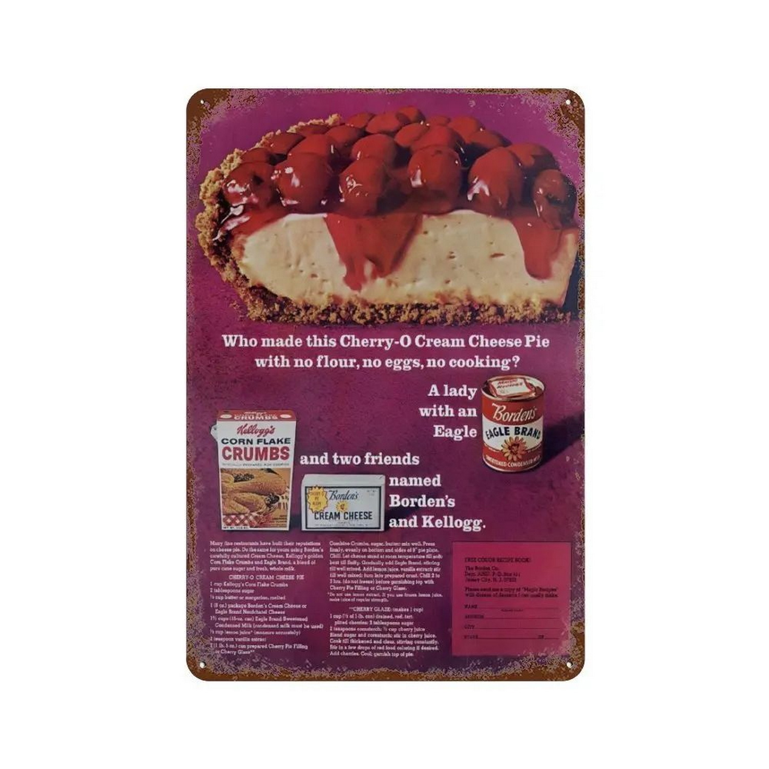 Набор винтажных жестяных табли – обзор и цена Kitchen Set Bakery