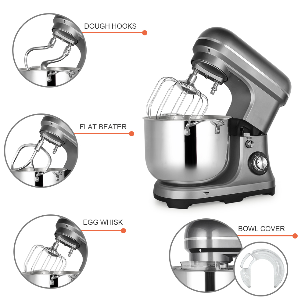 Мощный электрический планетарн – обзор и цена Kitchen Baking Mixer