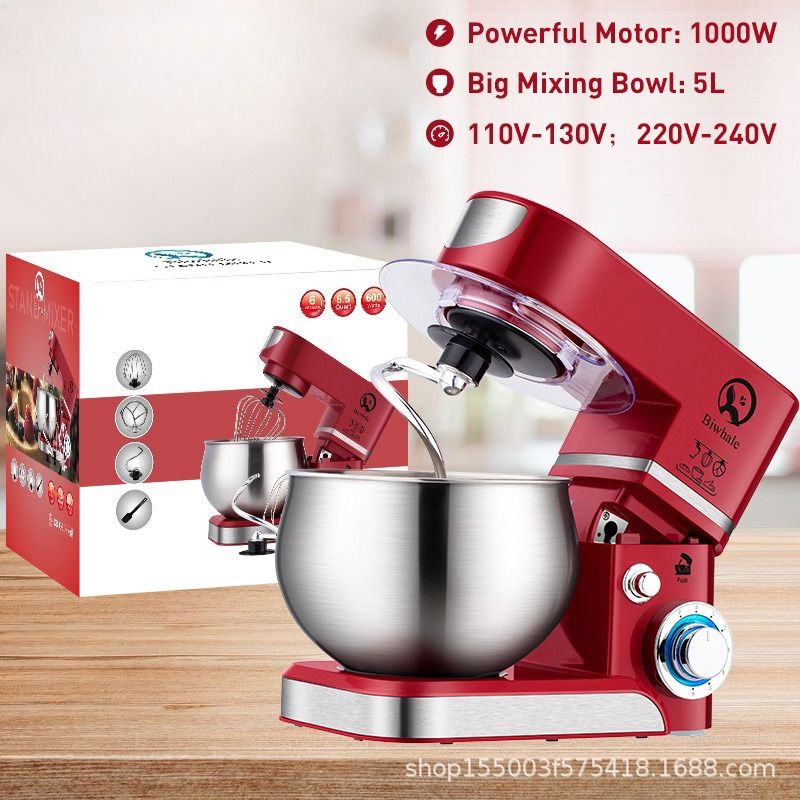 Миксер-тестомес 5 л – многофун – обзор и цена Kitchen Baking Mixer